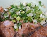 Foto langkah ke 6 dari resep Sawi Gulung Isi Ayam.
