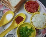 ઓનિયન ટોમેટો ટોસ્ટ (Onion Tomato Toast Recipe In Gujarati) રેસીપી સ્ટેપ1ફોટો