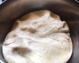 A picture of step 3 of Ajwain roti.
