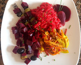 Foto del paso 5 de la receta: Arroz rojo, con remolacha y verduras salteadas. #Mercado