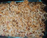 A picture of step 5 of Turkey nachos.
