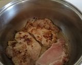 Cukkinis, gombás sertéskaraj recept fázis 1 fotója