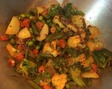 A picture of step 7 of Winter Vegetable Stir fry / Bhaaji.