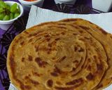 प्लेन लच्छा पराठें (plain lachha paratha recipe in Hindi) रेसिपी चरण 5 फोटो