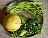 A picture of step 1 of Radish Pods-Pink Gauva Salad.