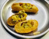 A picture of step 1 of Golgappa chat.