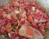Foto del paso 5 de la receta: Atún con papas y garbanzos al wok
