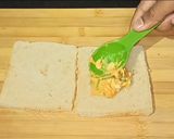 A picture of step 4 of Egg Mayo Sandwich | Snack Recipe | Egg Sandwich without toaster.