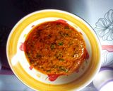 A picture of step 1 of Curry Stew.