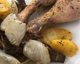 Foto del paso 8 de la receta: Muslos de pollo al horno, con mezcla de especias para gyros, exprés