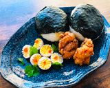 A picture of step 5 of ‘Onigiri ‘ Rice Ball Lunch Box.