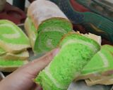 Foto langkah ke 11 dari resep Roti tawar pandan swirl.
