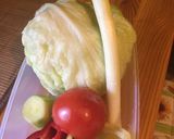 Fűszeres csirkemell szeletek, friss salátával, mozzarellával, rizzsel recept fázis 2 fotója