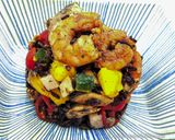Foto del passaggio 7 della ricetta Insalata di Riso Venere Golosa con Pesce e Mango