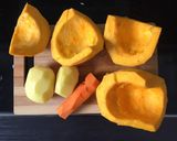 Hokkaido sütőtök krémleves 😋 recept fázis 2 fotója