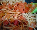 Foto langkah ke 4 dari resep Spaghetti Brulee.