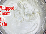 Whipped cream ala cafe