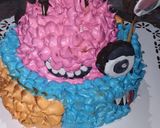 Foto del paso 9 de la receta: Torta monstruitos!! Para Isabella y Bianca!! Feliz día de la niñez!!❤️❤️❤️