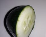 A picture of step 1 of Pineapple and cucumber #hubbyfavouritedish.