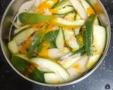 A picture of step 2 of Pointed gourd -- potato vegetable (parval -- batata subji).
