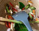 Foto langkah ke 6 dari resep Oseng Cumi Asin Pete.