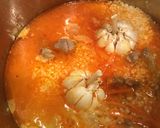 A picture of step 10 of Plov with lamb meat - my version from memory.