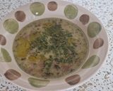Póréhagymás-baconös leves recept fázis 5 fotója