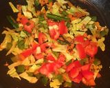 A picture of step 5 of Soupy Noodles.