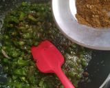 A picture of step 6 of Coriander masala rice.