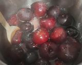 A picture of step 2 of Easy plum compote.