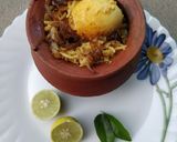 A picture of step 8 of Hyderabadi Egg Dum Biryani.