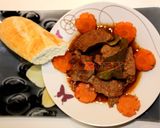Hình bước làm 11 của món Bò Kho Sả không cần hoa hồi và bột bò kho