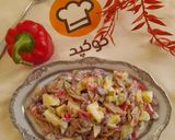 عکس مرحله 1 از دستور سالاد تن ماهی و لوبیای قرمز