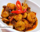 Foto langkah ke 4 dari resep Udang Saus Pedas Manis.
