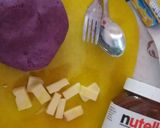 Foto langkah ke 3 dari resep Bola Ubi Ungu isi Nutella Keju.