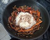 Foto del paso 6 de la receta: Wok, chop suey, comida china, arroz frito, revuelto