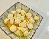 速成料理 |XO醬玉米筍煎蛋的食譜步驟1照片