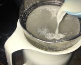 A picture of step 2 of Soy milk🍶.