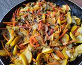 Foto del paso 5 de la receta: Vegetales salteados con salsa soja dulce y picante🥘🥙🌮