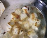 A picture of step 2 of Palak Paneer.