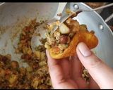 A picture of step 5 of Cheesy Tacos Chaat.