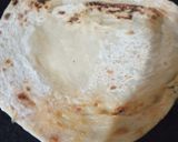 A picture of step 4 of Asli ghee or gurr ka paratha.