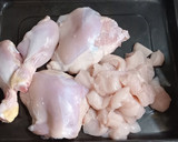 Foto del paso 1 de la receta: Cazuela de pollo y espinaca al disco