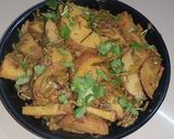 A picture of step 3 of Aloo beans ki sabji.