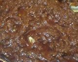 A picture of step 3 of Telangana style tomato achaar.