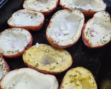 Foto del paso 2 de la receta: Papas Rellenas de Panceta y Muzzarella ❤