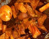 Hình bước làm 3 của món Teokpokki