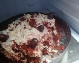 A picture of step 6 of Red velvet cake.