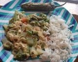 Foto del paso 7 de la receta: Pollo deshebrado con verduras