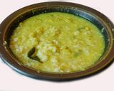 A picture of step 5 of Parippu curry annam (dal curried rice).